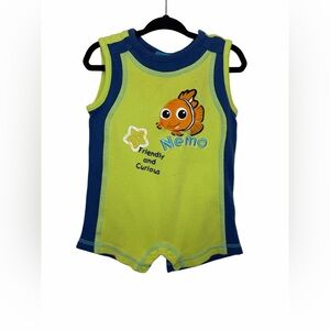 🐠 Vintage Disney Pixar Finding Nemo Baby Romper – 6M